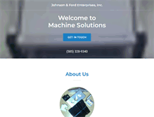 Tablet Screenshot of machine-solutions.net